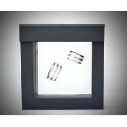 Anell de plata blanc